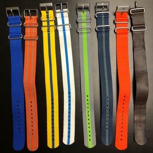 Set of 8 Adjustable Watch Straps Replacement